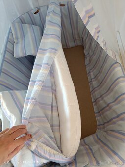 Postieľka - prútený košík - 6