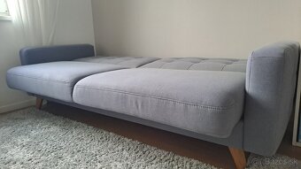 Rozkladacia pohovka svetlosivá - 6