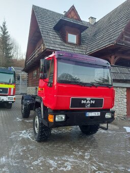 Man L2000 4x4 6valec vrtnica Kipper LE unimog praga - 6