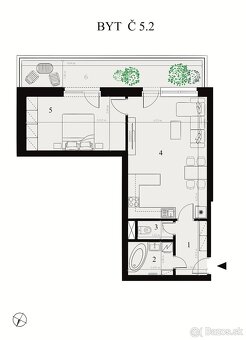 2-izbový byt v rezidenčnom projekte neďaleko Piešťan - 6