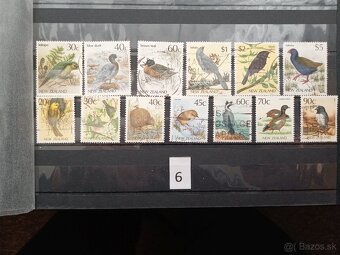 Poštové známky č.469 - OCEÁNIA - 20 sérií - 6