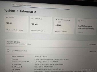 Notabook HP pavilion x360 - 6