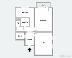 Rezervované_Veľký 2 izb. byt s balkónom "s výhľadom" - Nitra - 6
