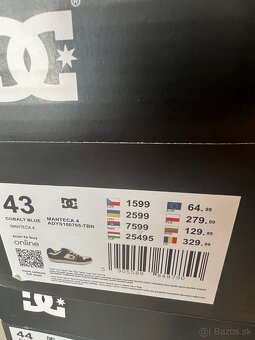 DC Shoes Manteca 4 Cobalt Blue 43 - 6