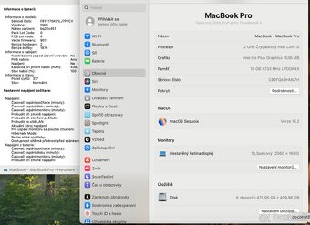 Macbook PRO 2020, 16GB. 500GB, poslední model - 6