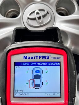 5x114,3 R18 Originál Alu Toyota RAV4 4.Generace - Senzory - 6