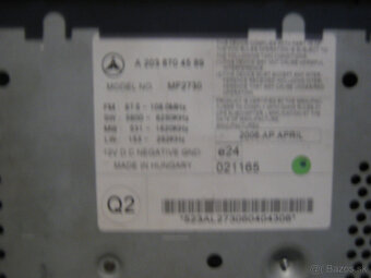 org.autoradio mercedes....úloženka - 6