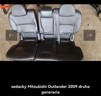 Sedacky Mitsubishi Outlander 2 generacia, 1 facelift 2009 - 6
