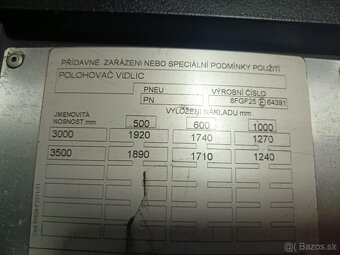 Čelni vozík Toyota 02-8FGF20 s pozicionerem - 6