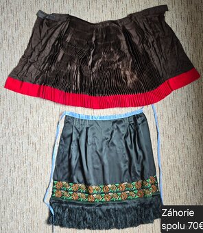 Stary kroj sukne a zastery Jablonica - 6