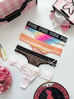 Victoria’s Secret Pink tanga nohavičky XS - 6