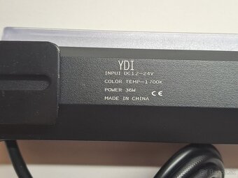 Led majáková rampa slim oranžova - šírka 59 cm - 15 režimov - 6