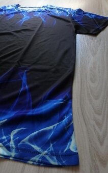 Elastické čierno modré tričko, v. L/XL/XXL - 6