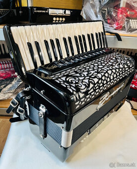 Predám profesionálny akordeón Borsini Wienna 374- 96 basový - 6