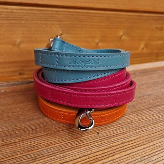 KOŽENÉ VODÍTKÁ A OBOJKY – RUČNÁ VÝROBA - 6