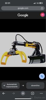 Teleskopické rameno drapak na drevo za traktor uniforest - 6