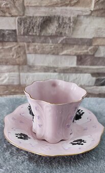 Růžovy porcelán, šálek s podšálkem, Chodov - 6