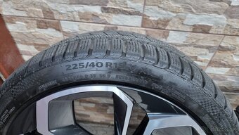Predám Skoda Altair 5x112 r19 225/40/zimné Continental - 6