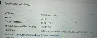 Predám výkonný NB Lenovo ThinkPad T15 Gen 2 - 6