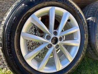Skoda Kaman Scala disky silber 7jxR16 ET46 205 60 R16 letné - 6