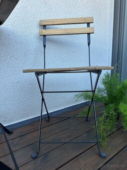 PREDANE - IKEA TÄRNÖ Stôl+2stoličky na balkon/terasu - 6