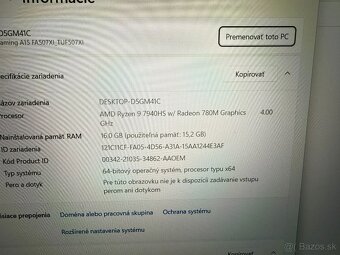 ASUS TUF Gaming A15 --- RTX 4070 --- v záruke - 6