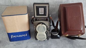 Starý fotoaparát Flexaret VI automat s brašnou, návodem - 6