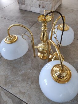 Luster zlatý trojramenný - 6