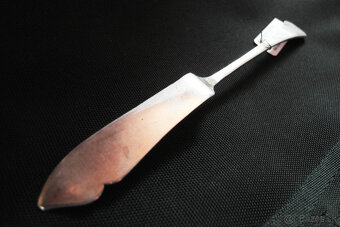 Dezertný nôž, nožík striebro - 6