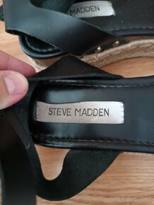 Čierne sandále STEVE MADDEN - 6