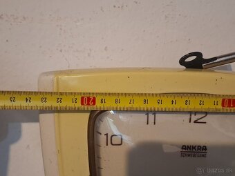 Predám funkčné mechanické kuchynské hodiny ANKRA Schwebegang - 6