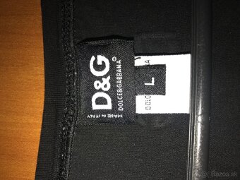 D&G originál top model black damske tricko M/L - 6