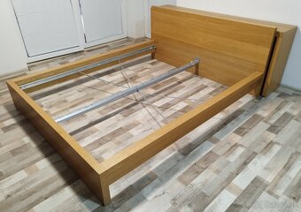 ram manzelskej postele s rostom a serv.stolikom, 160x200 cm - 6