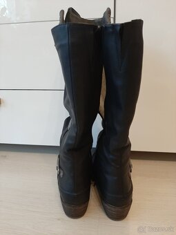 Dámske kožené zimné čižmy Rieker.vel.39 - 6