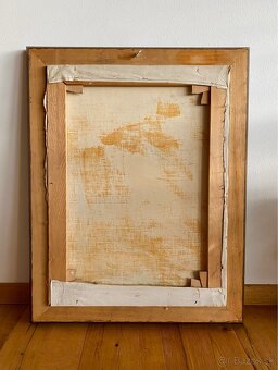 Starý krásný obraz, olejomalba na plátně - 6