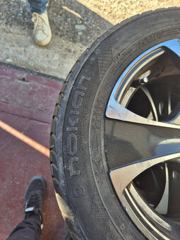 Letné pneumatiky Nokian 175/65 R14 + disky Abarth - 6