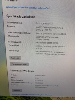 Mini PC 4jadro,8GBDDR4,UHD600,512GBSSD - 6