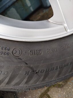 5x100 R15 195/65r15 zimné - 6