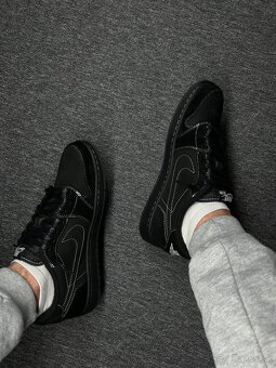 Nike Travis Scott Air Jordan 1 Low OG "Black Phantom" - 6