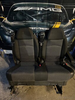 Zadna dvojsedacka Mercedes w447 Vito, V-klass, Viano - 6