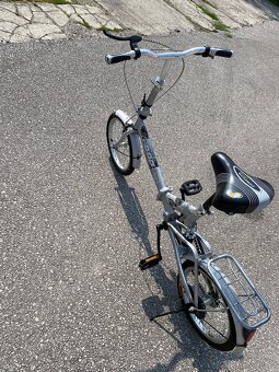 Skladací bicykel ECO – mestský, s nosičom, vo výbornom stave - 6