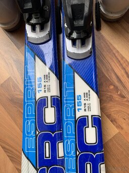 Lyže Fischer Esprit 155, lyžiarky Nordica č. 37, paličky - 6