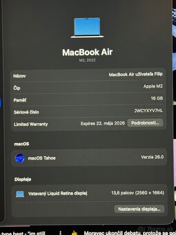 MacBook Air M2 16GB Ram, 256GB Silver - 6