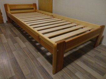 Drevená Posteľ + madrac - jednolôžková - 6