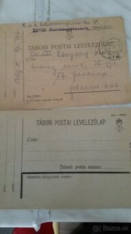 Staré vysvedčenia a voj.listiny Rak-Uhorská monarchia - 6