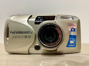 Olympus Mju III 80 …. Fotoaparat …, kinofilm (na opravu) - 6