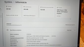 HP Elitebook 845 G8 16GB - 6