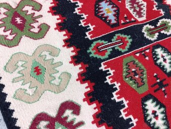 Super tkaný vlnený koberec - 6