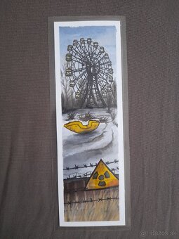 Handmade záložky téma Černobyľ, Pripiať - 6