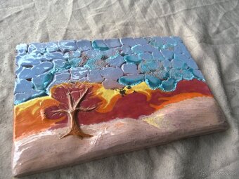 umelecká keramika  - strom - 6